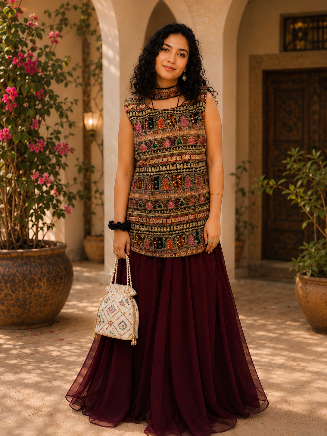Fusion wear burgundy