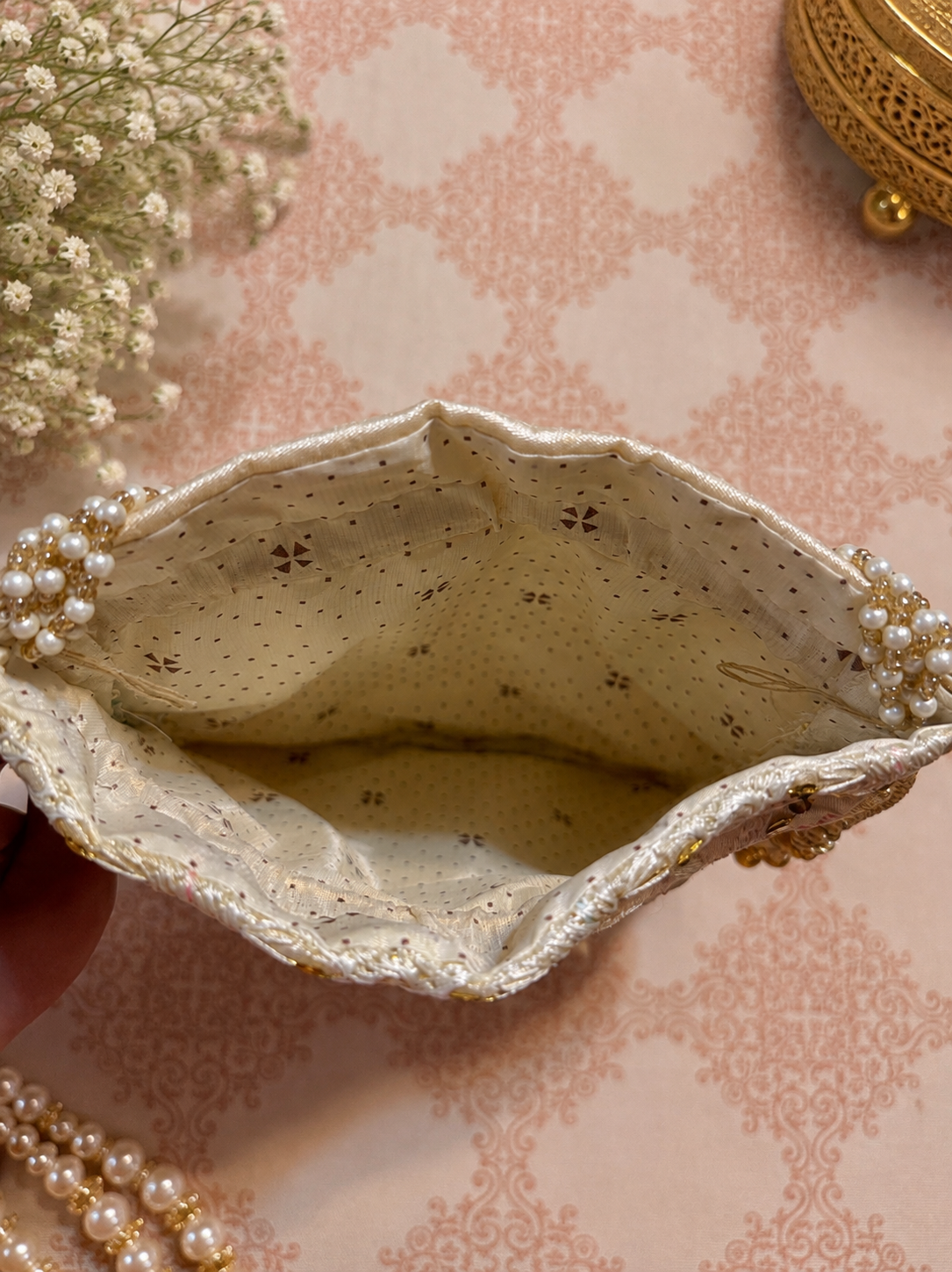 Embroidered Potli bag
