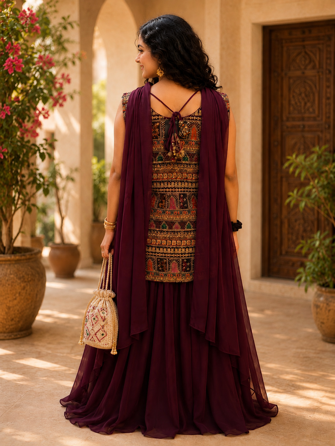 Fusion wear burgundy