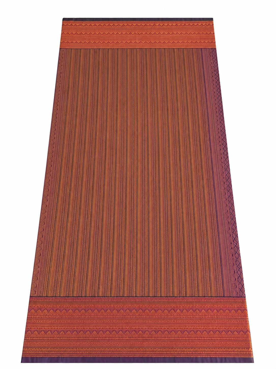 Kanchipuram semi silk purple saree