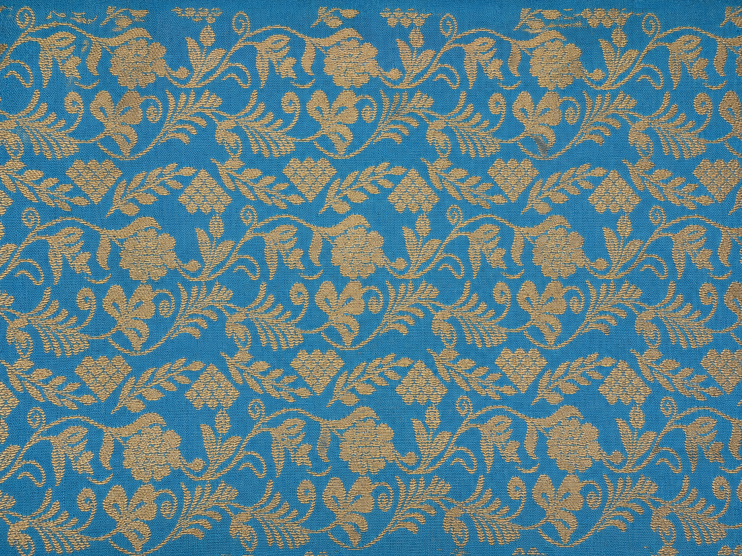 Kanchipuram semi silk blue saree