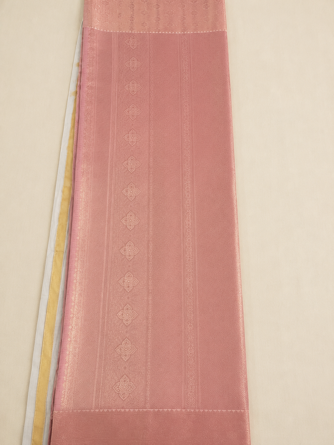 Kanchipuram semi silk baby pink