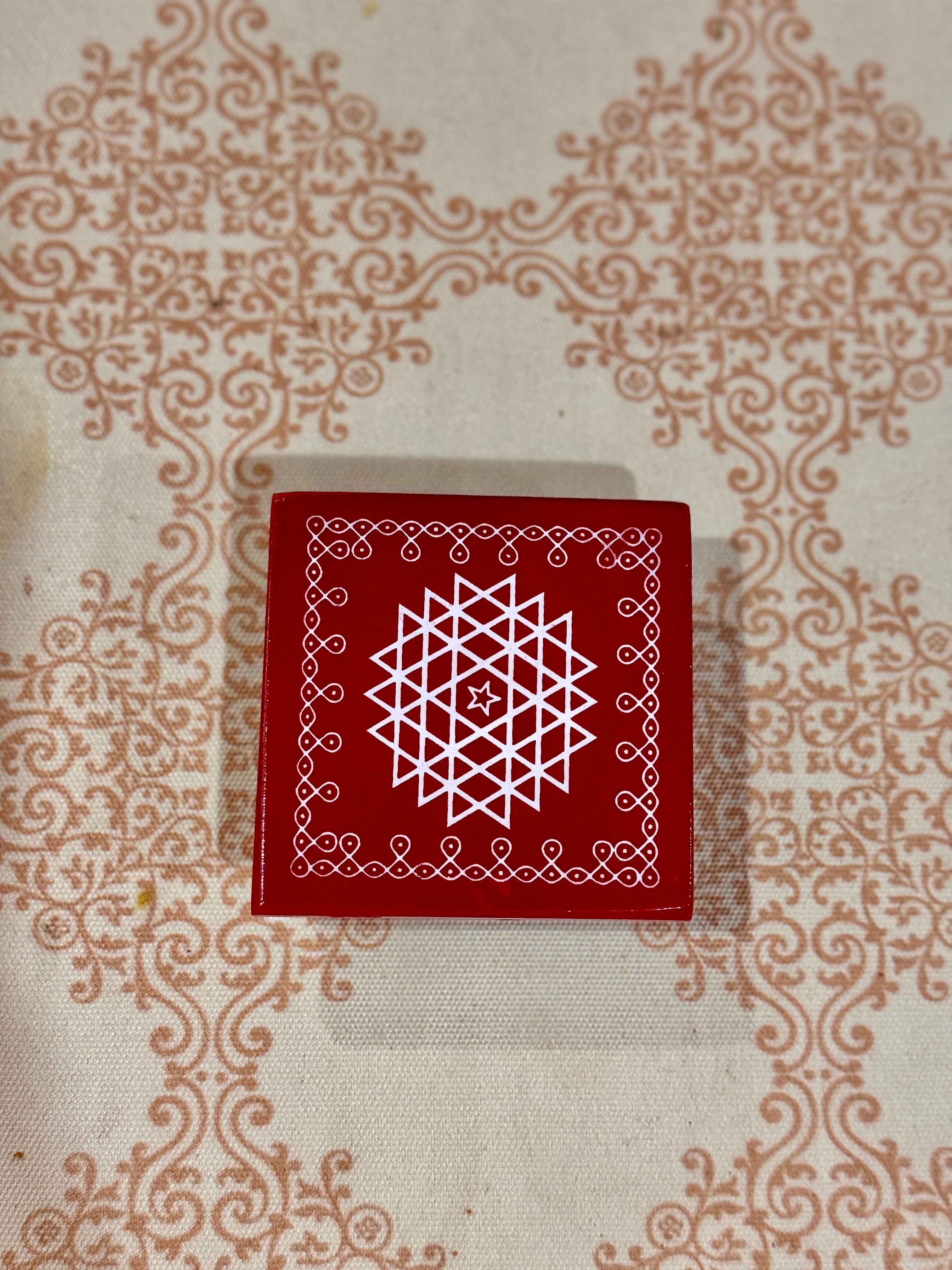 Red Wooden altar