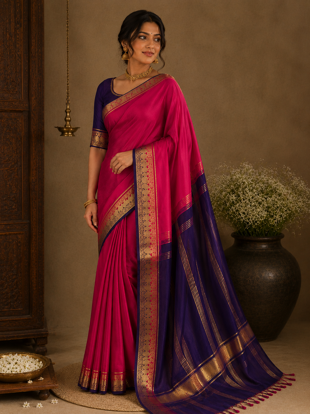Mysore Silk Pink