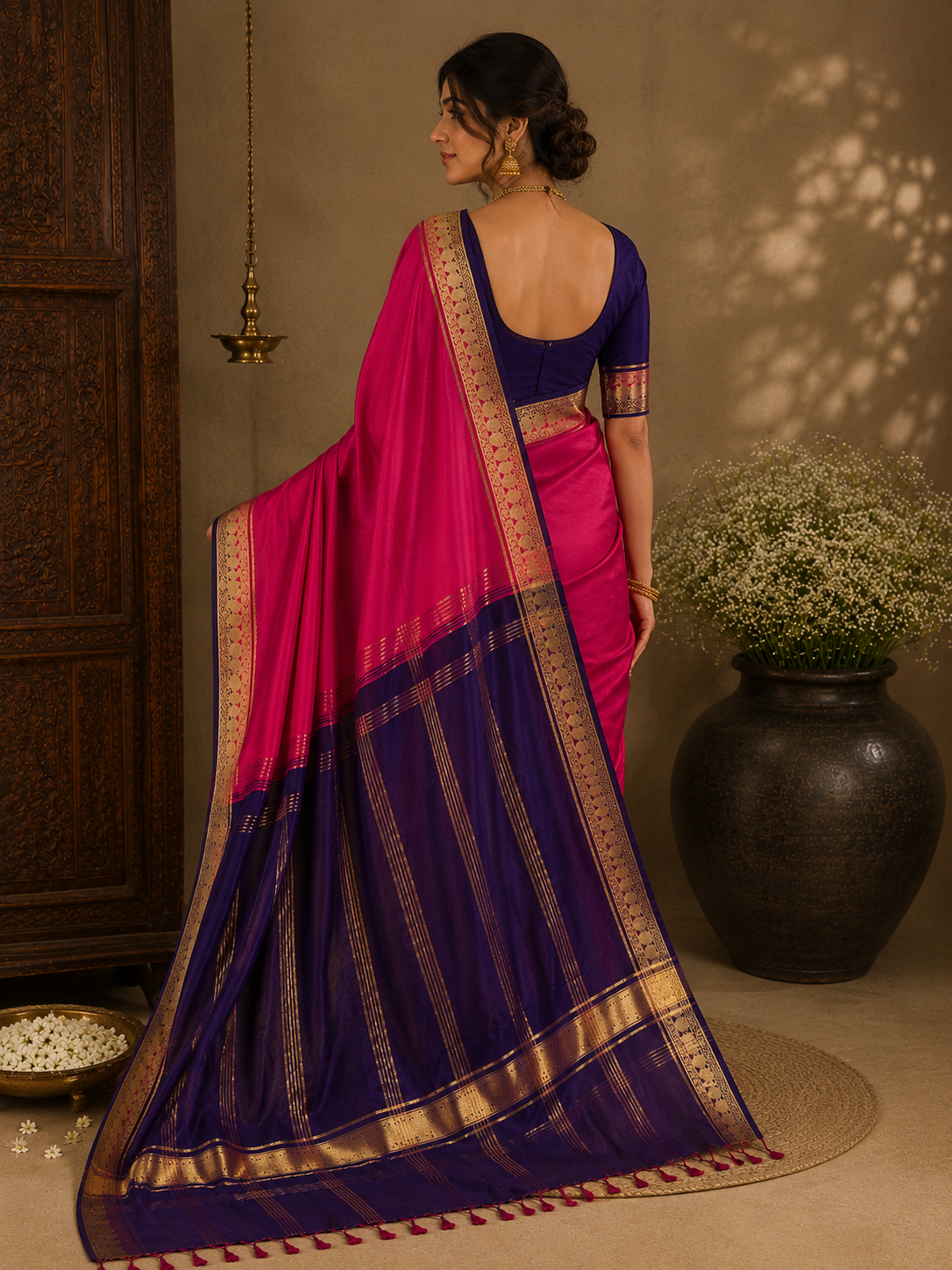 Mysore Silk Pink