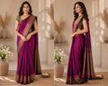 Mysore semi silk pink saree