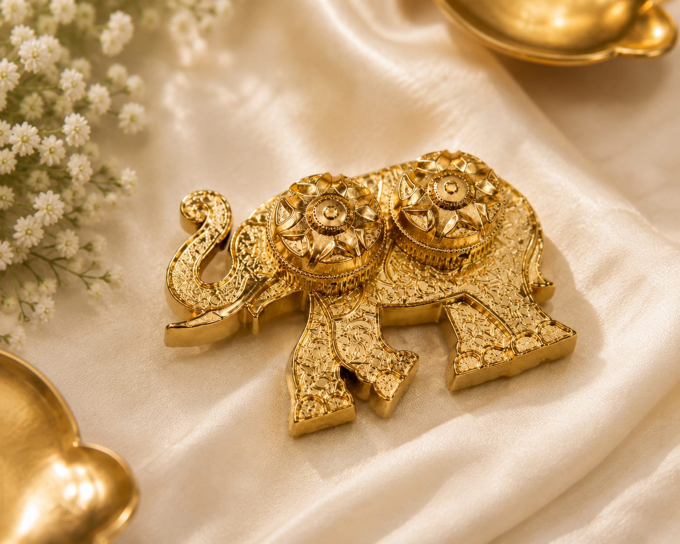 Elephant Mini Kumkum Box