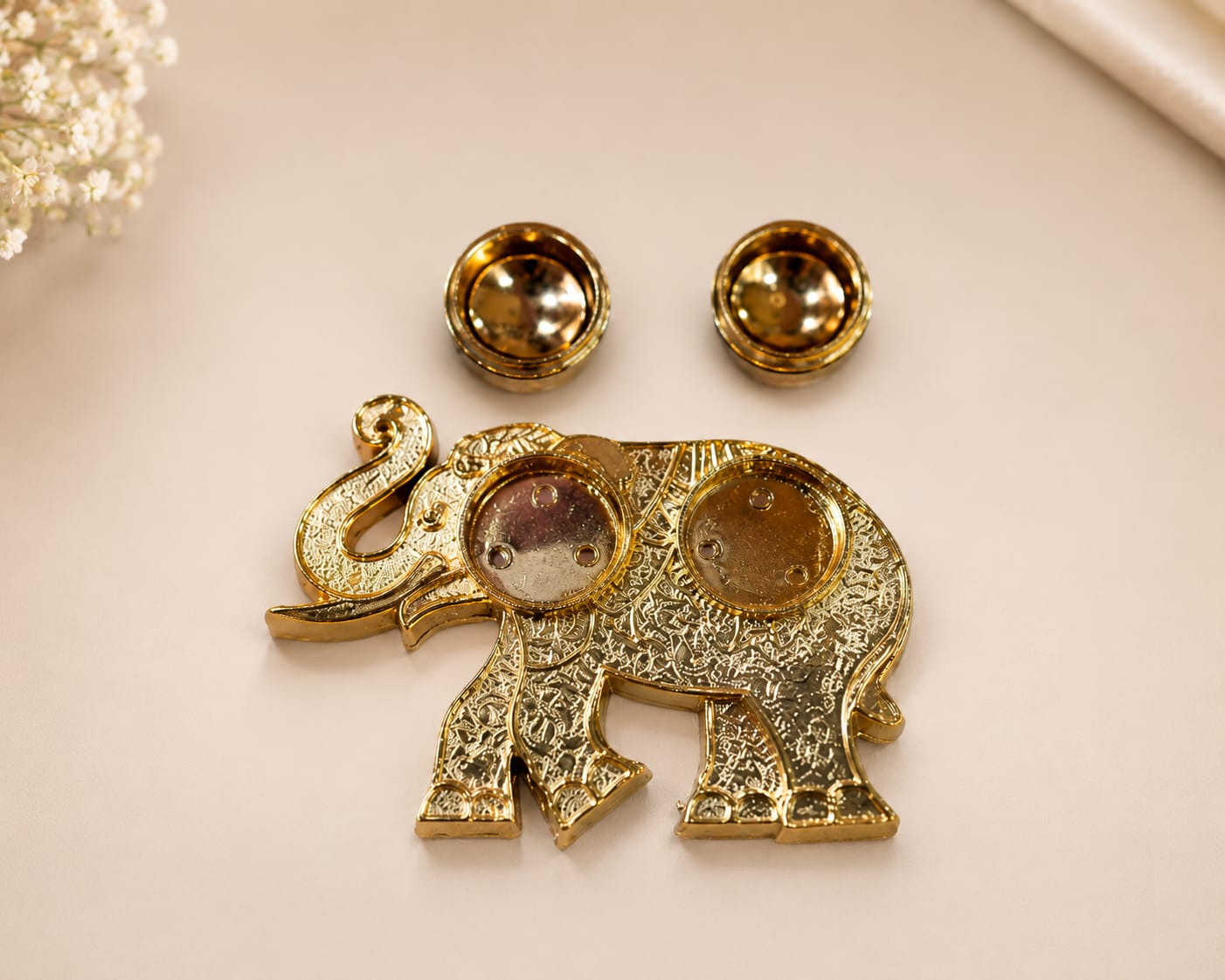 Elephant Mini Kumkum Box